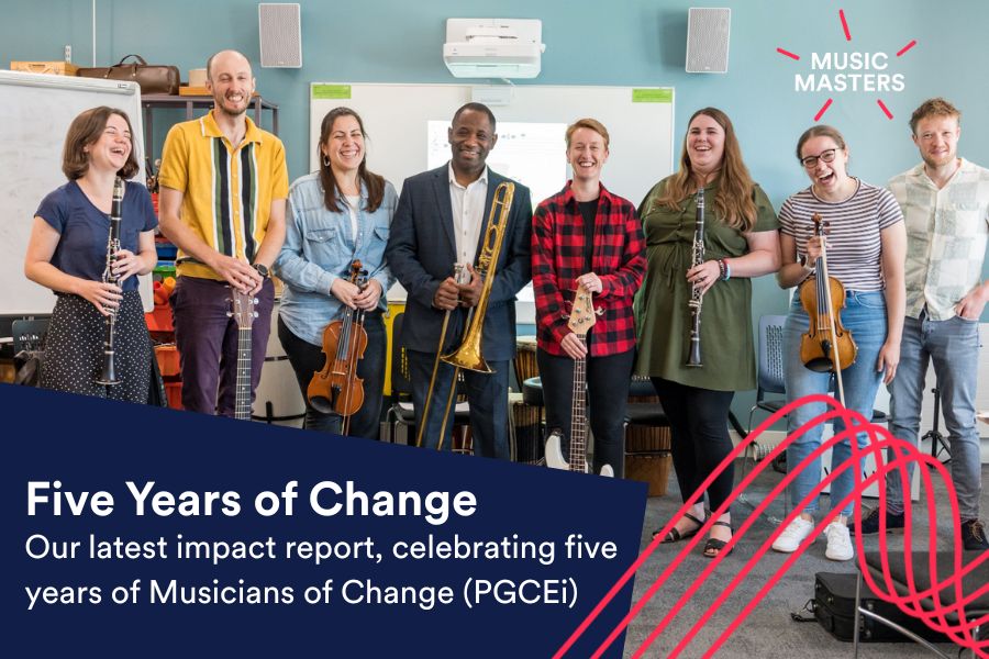 Celebrating five years of Musicians of Change (PGCEi)