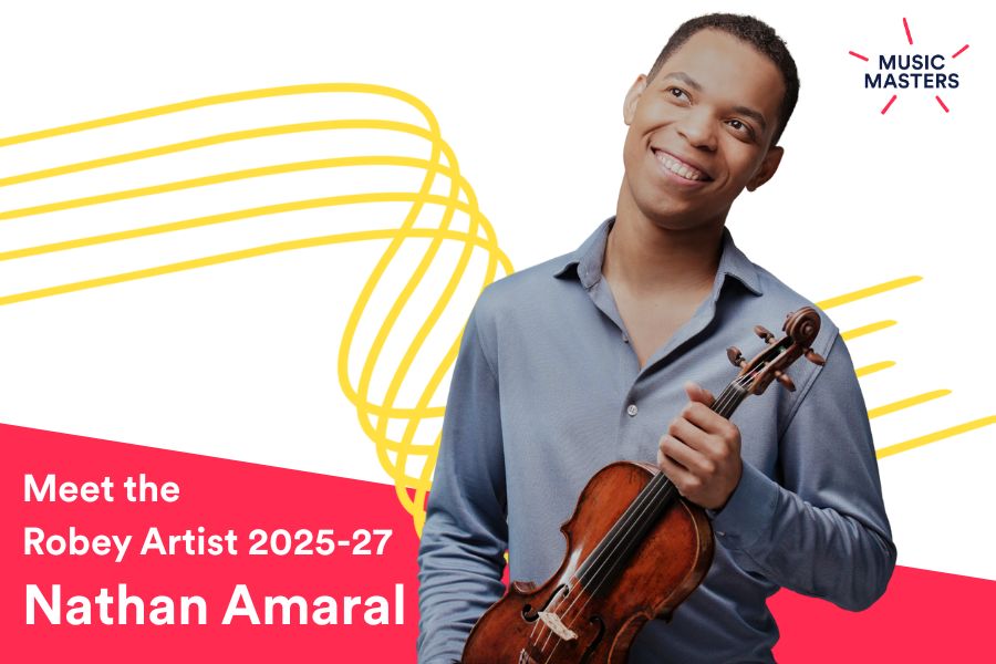 Announcing the 2025–27 Robey Artist: Violinist Nathan Amaral!